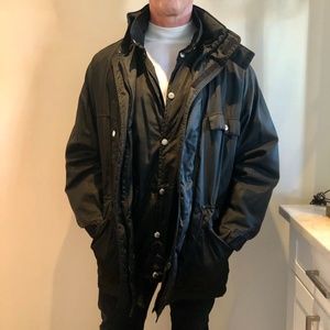Vintage Men's Prada Double Rain Parka